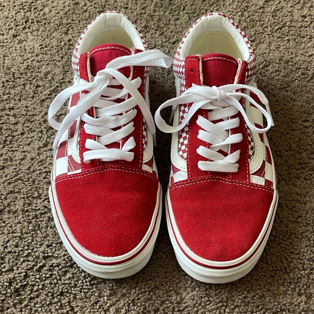 Vans Old Skool Checkered Racing Red